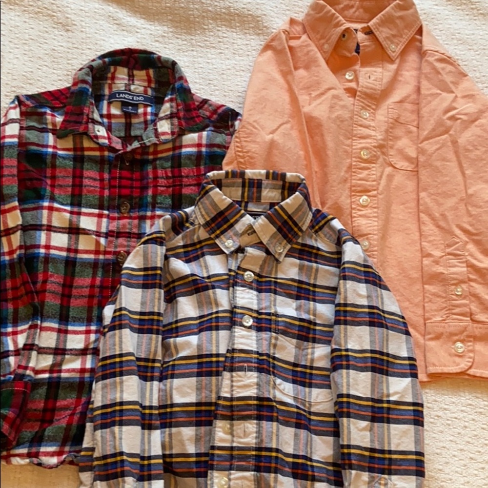 Lot of 3 lands end size 4 shirts worn once